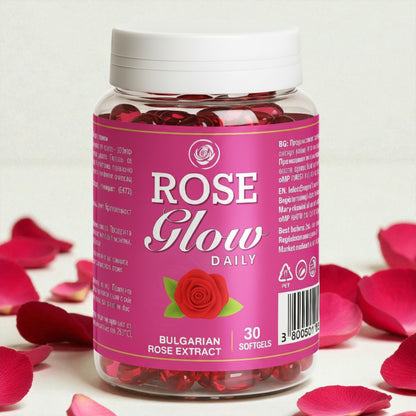 Rose Glow - Комплекс Витамини с Масло от Българска Роза