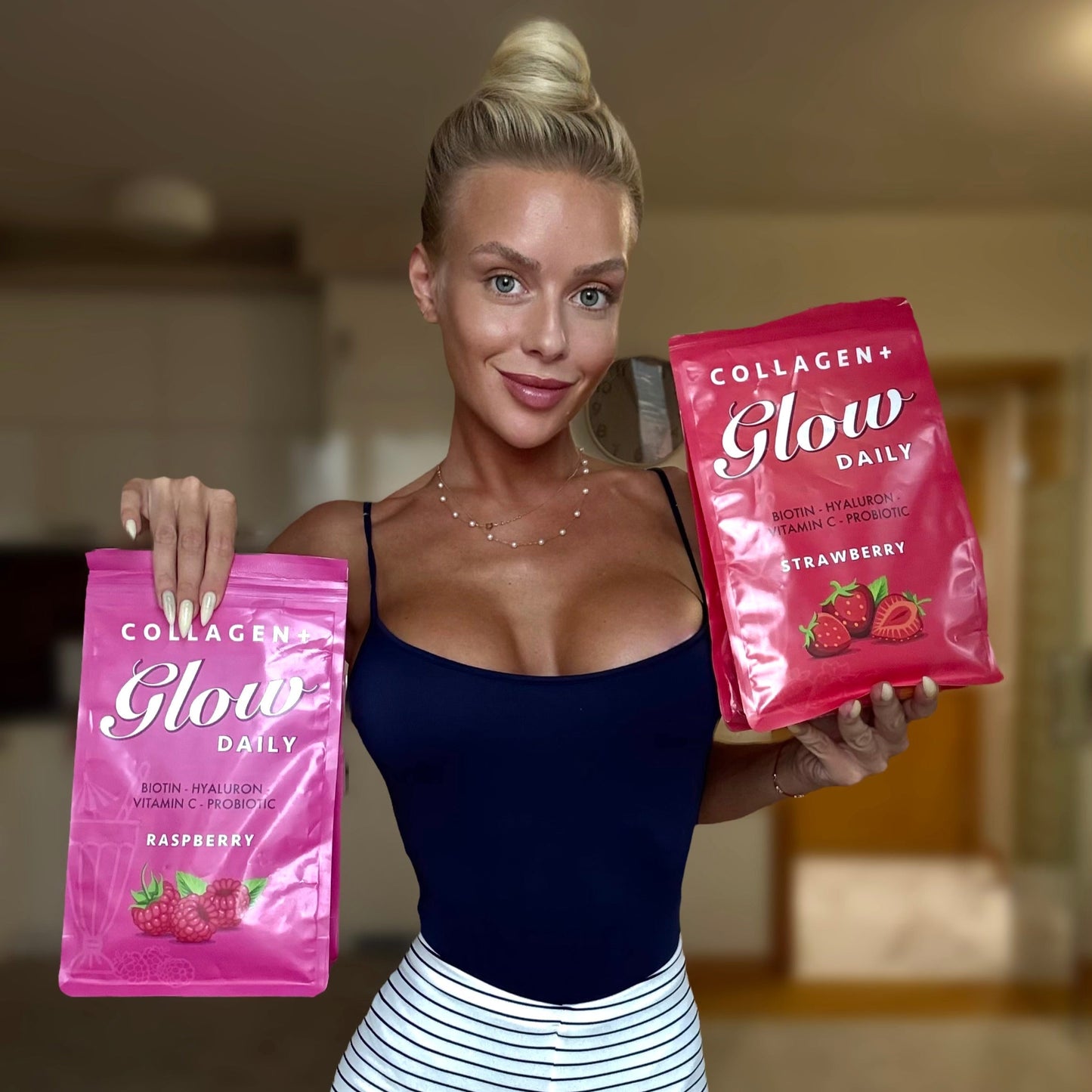 Glow Pack (Колаген + Масло от Българска Роза + Подарък Шейкър)