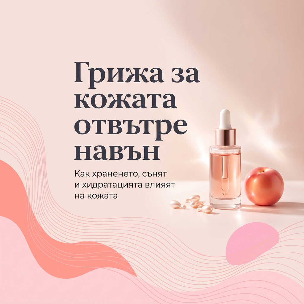 Е-Книга "Грижа за Кожата Отвътре-Навън"